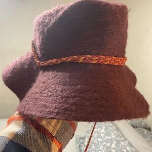 Prana Burgundy and Black Knit Top